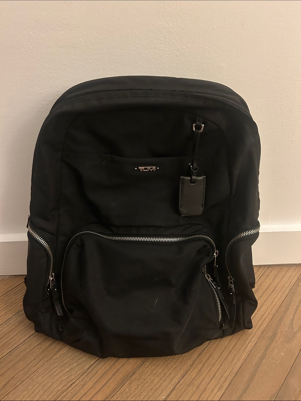 Tumi Voyageur Black Nylon Backpack